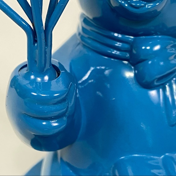 VINTAGE Godinger BLUE Teddy Bear Photo Holder - Picture 8 of 17